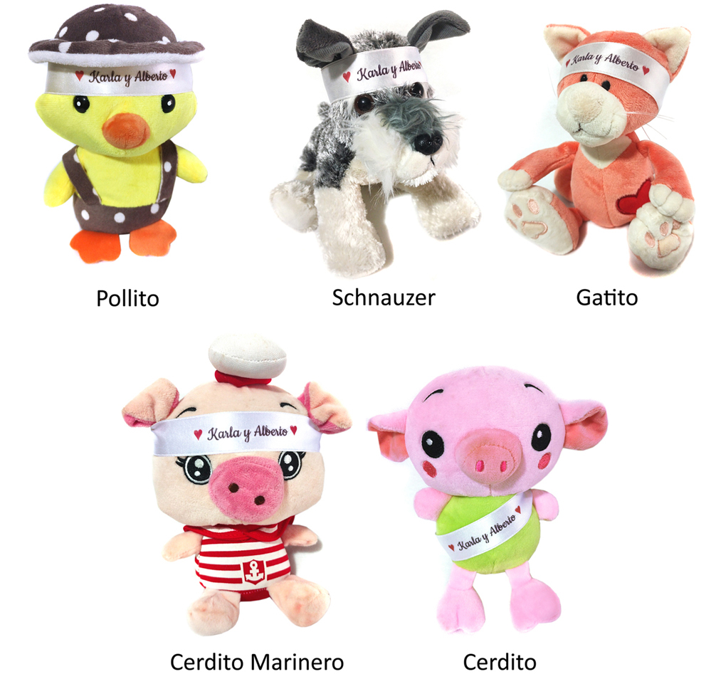 PELUCHES PERSONALIZADOS SAN VALENT&Iacute;N.